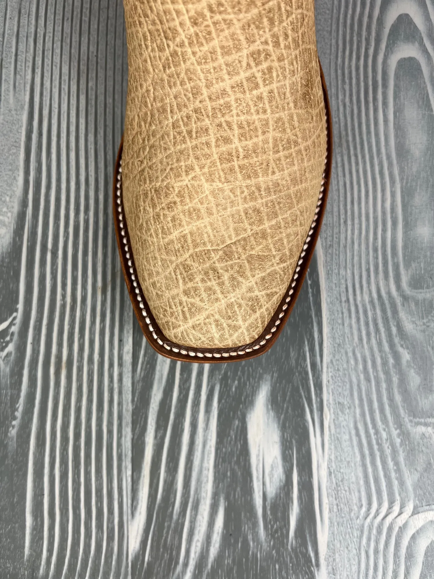 Men's Rios of Mercedes Cream Hippo with 13" Copperhead Kidskin Tops