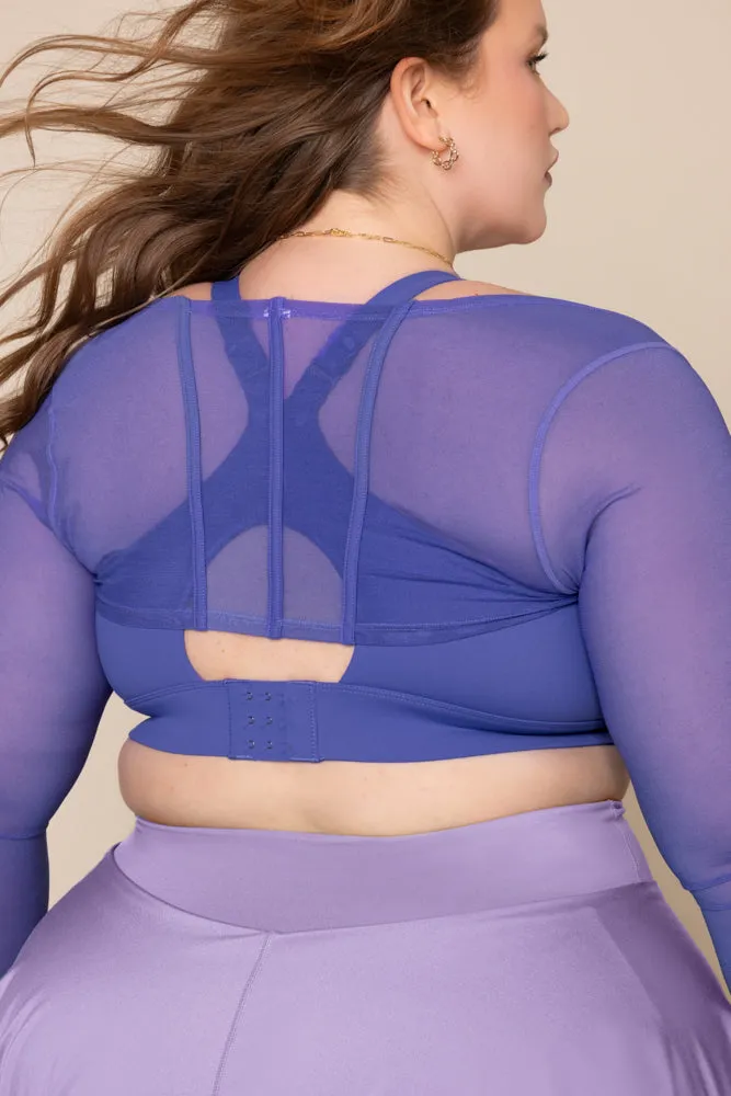 Mesh Corset Shrug - Iris