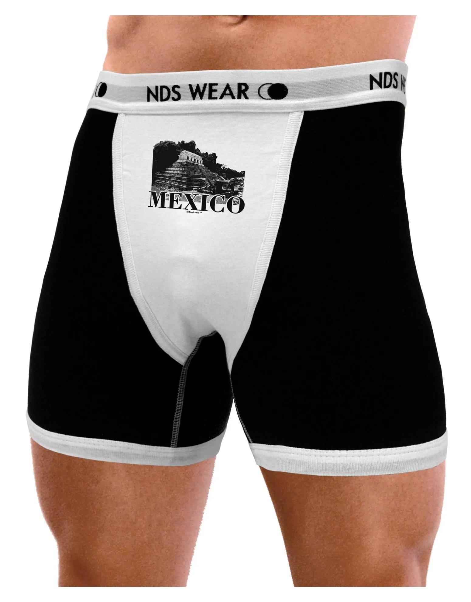 Mexico - Temple No 2 Mens Boxer Brief Underwear