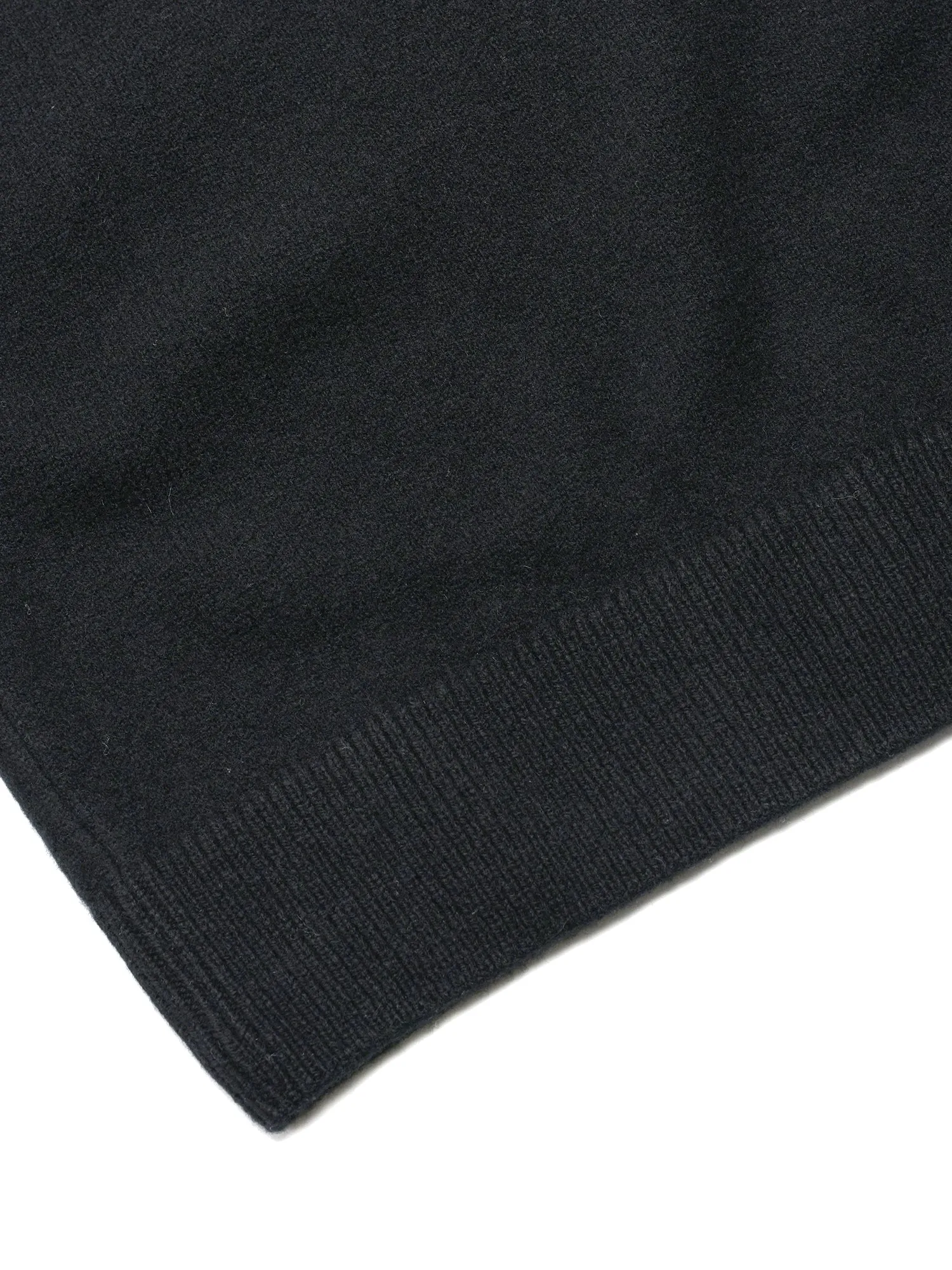 M_LAMBSWOOL R-NECK PULLOVER_BLACK