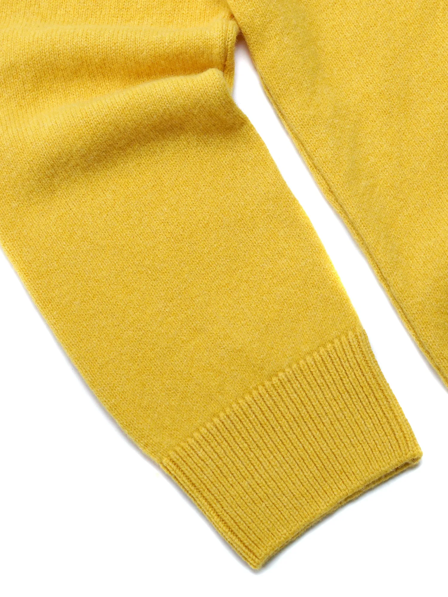 M_LAMBSWOOL R-NECK PULLOVER_BUTTERCUP