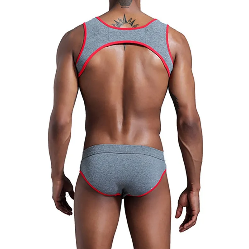 Muscle Harness Sport Cotton Polyester Underwear Set