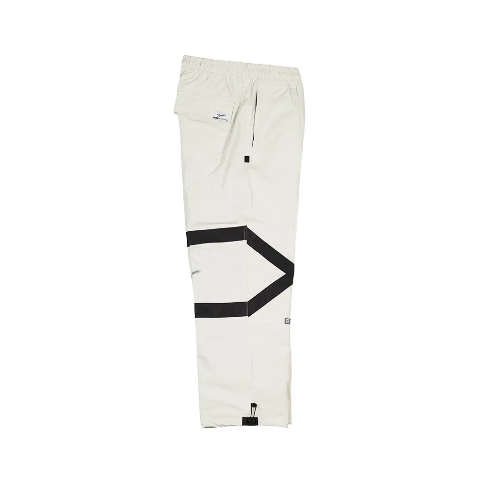 NEW POT-X REFLECTIVE TRACK PANTS CREAM