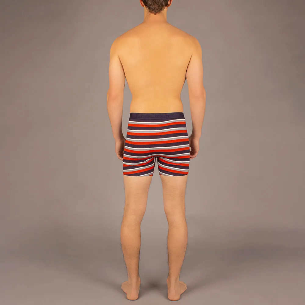 Newman Boxer Brief | Stripe Red/Navy