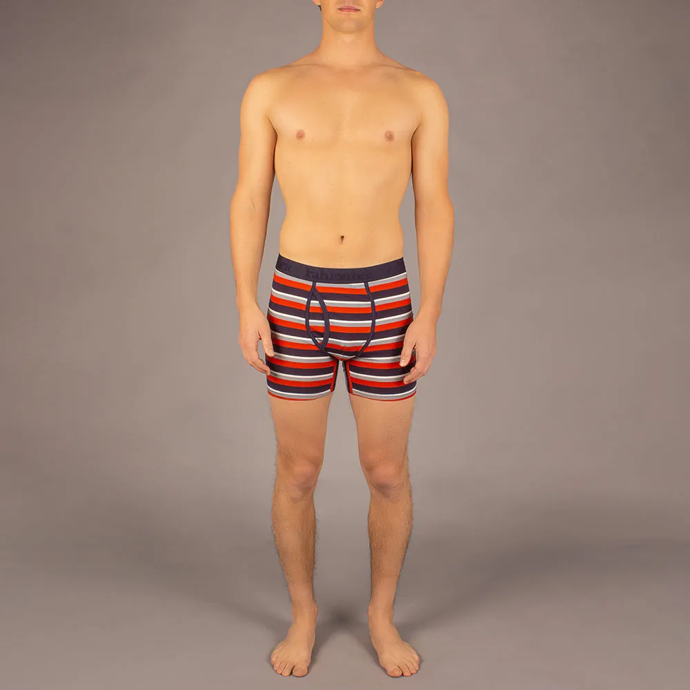 Newman Boxer Brief | Stripe Red/Navy