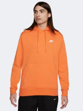 Nike Club Men Lifestyle Hoody Mandarin/ White