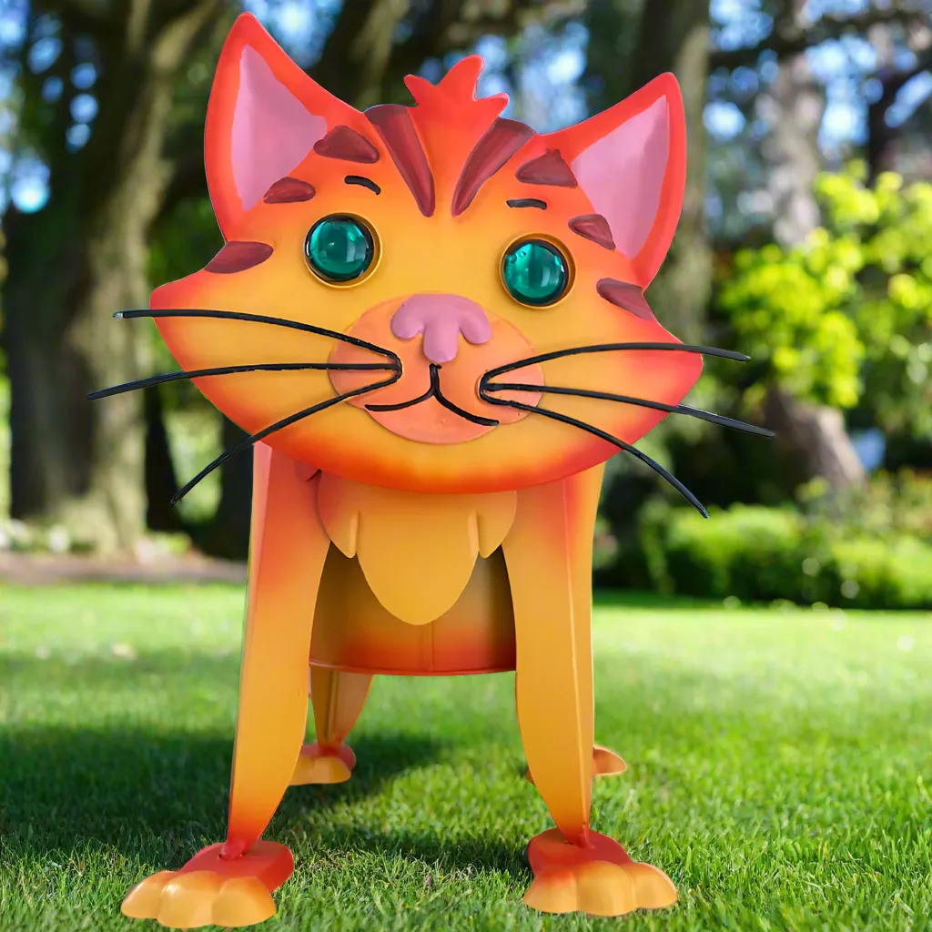 Nodding Head and Tail Cat Plant Holder