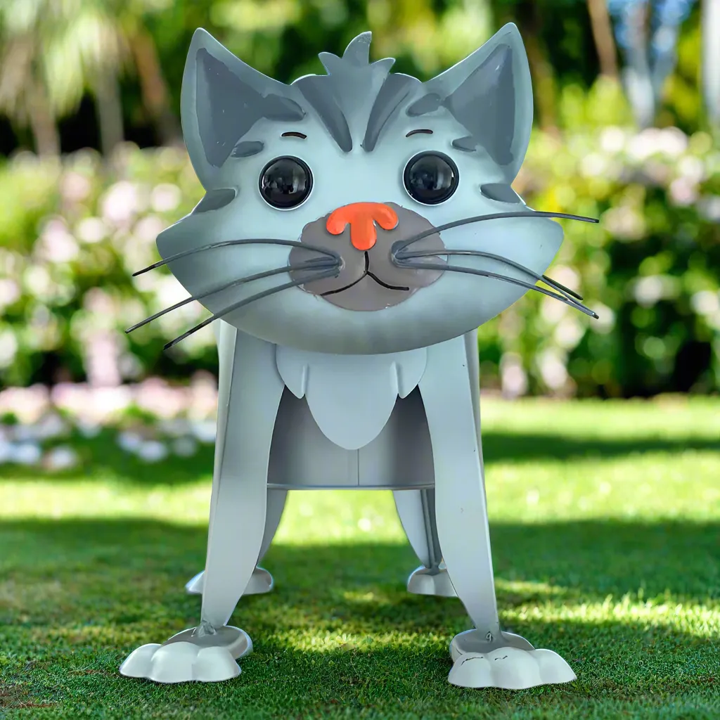 Nodding Head and Tail Cat Plant Holder