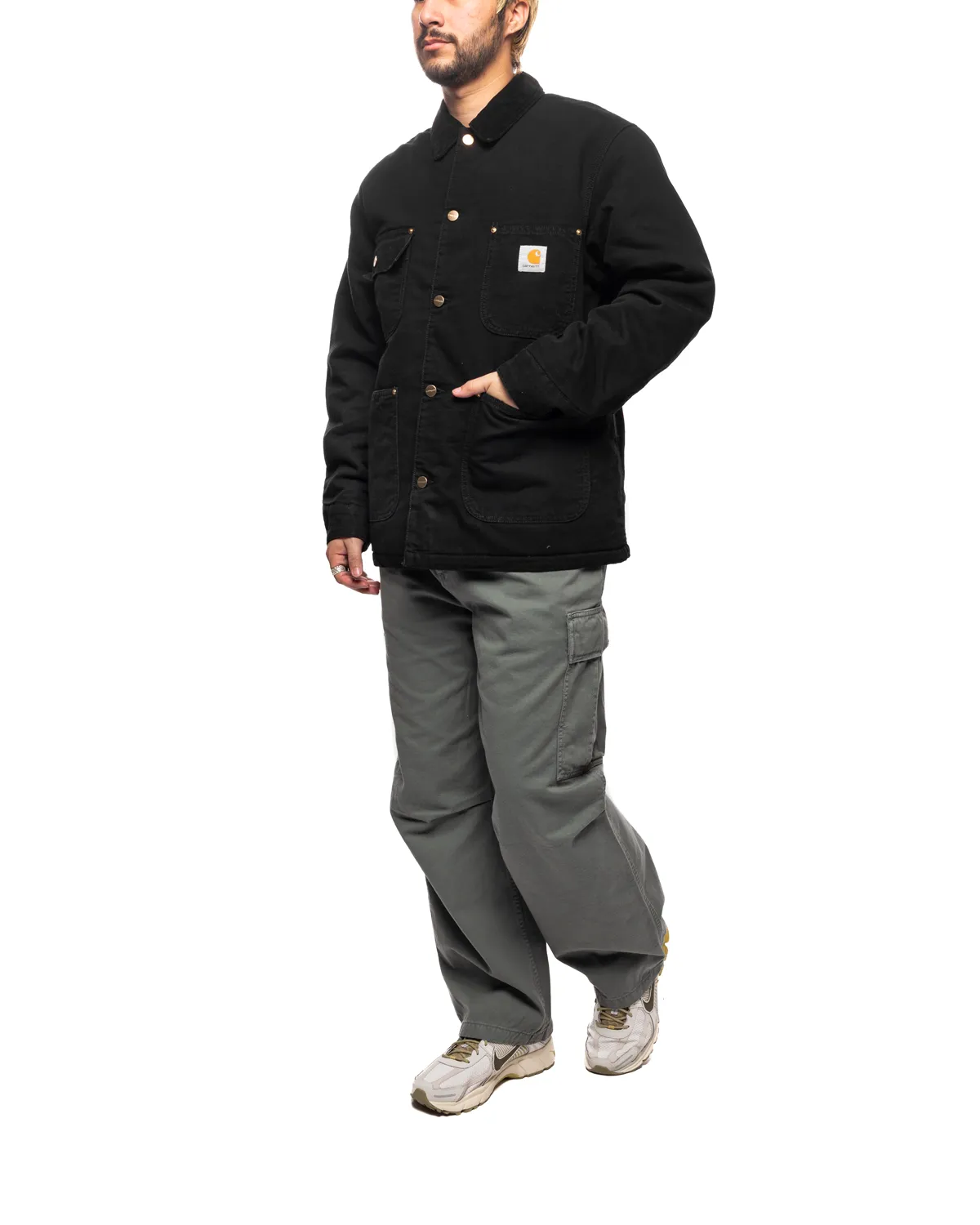 OG Chore Coat Black/Black (Aged Canvas)