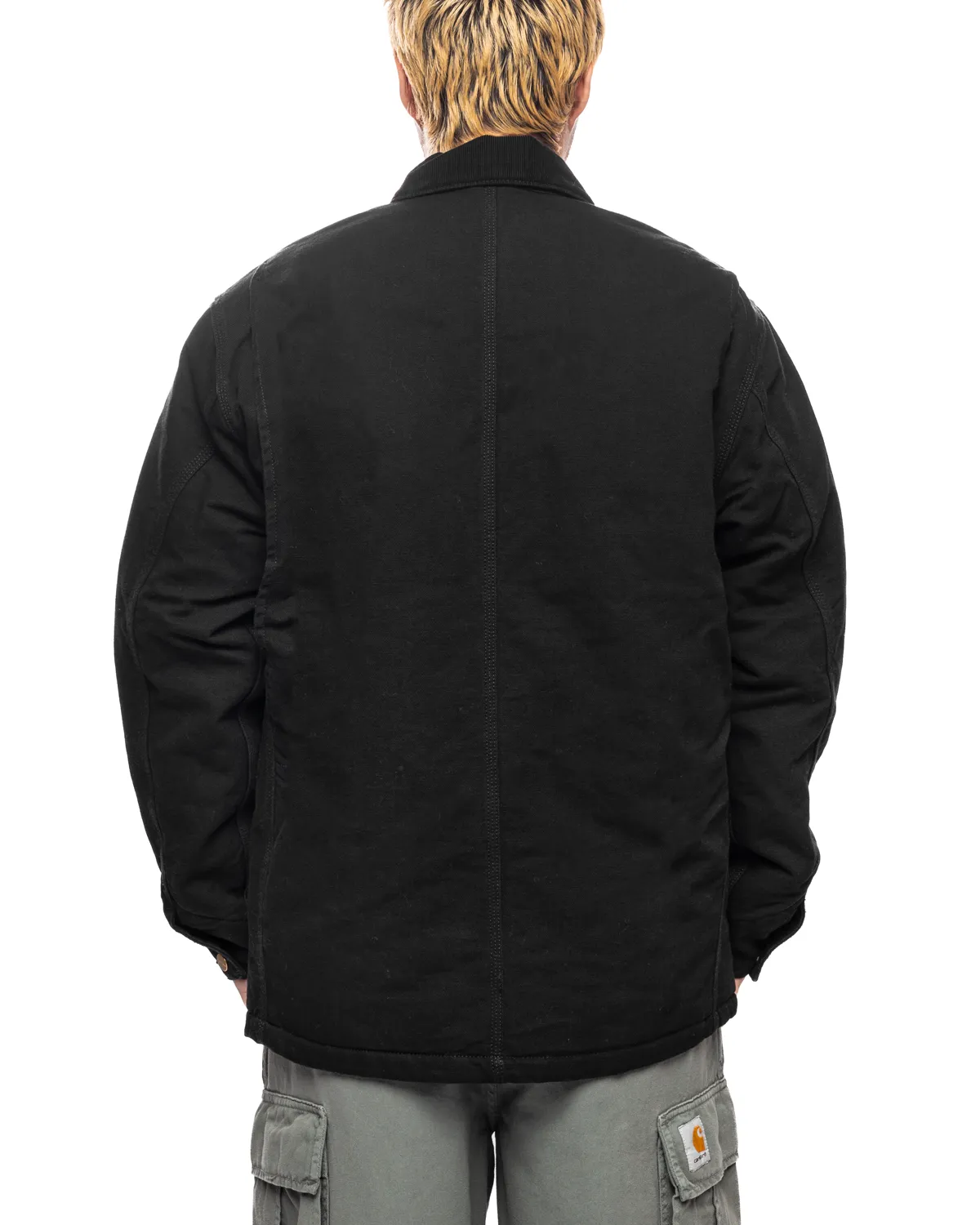 OG Chore Coat Black/Black (Aged Canvas)