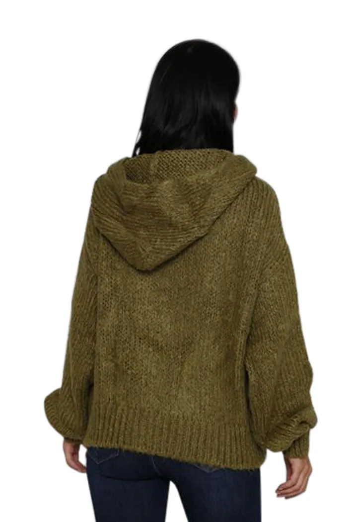 OLIVE HOODIE SWEATER