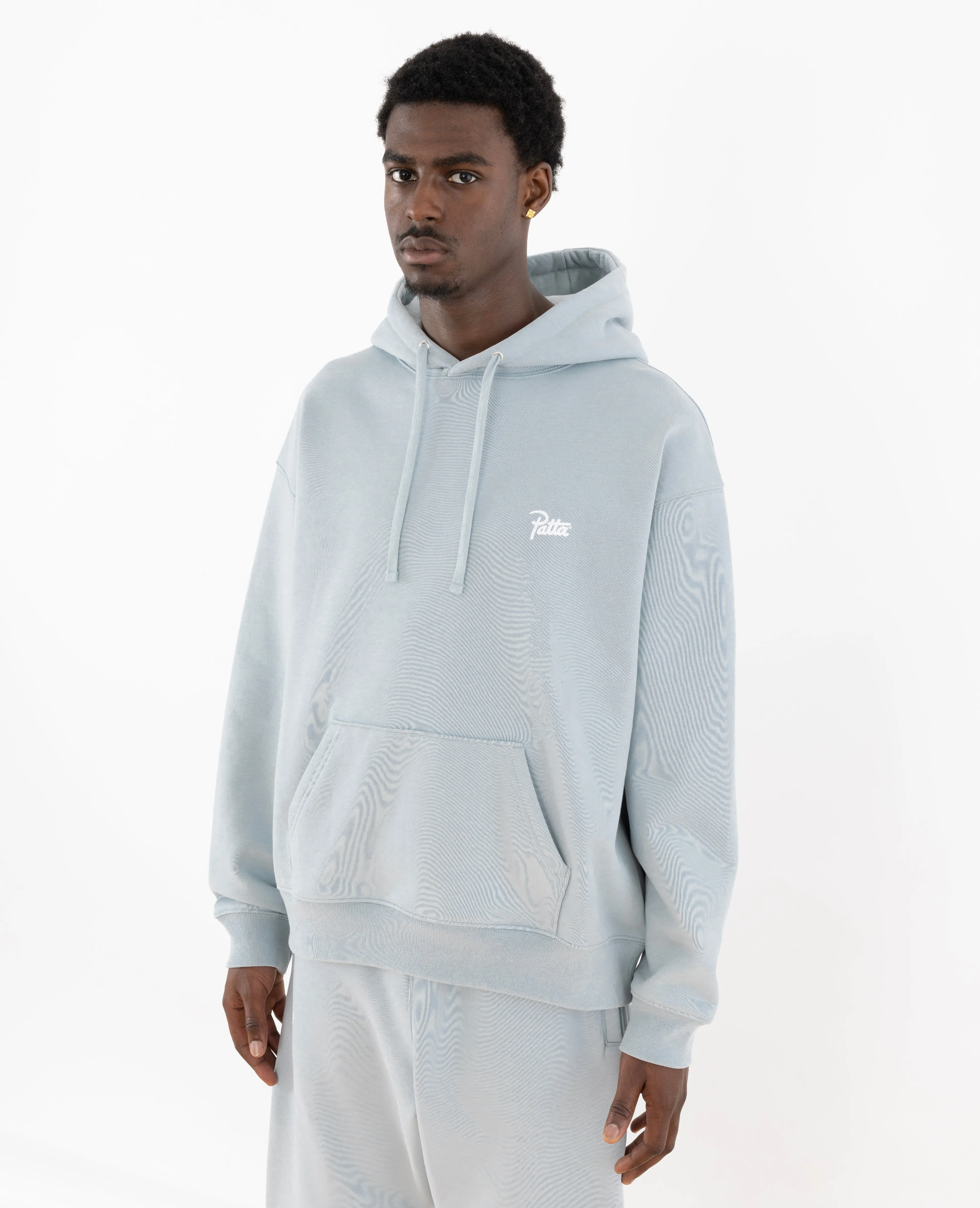 Patta Basic Hooded Sweater (Pearl Blue)