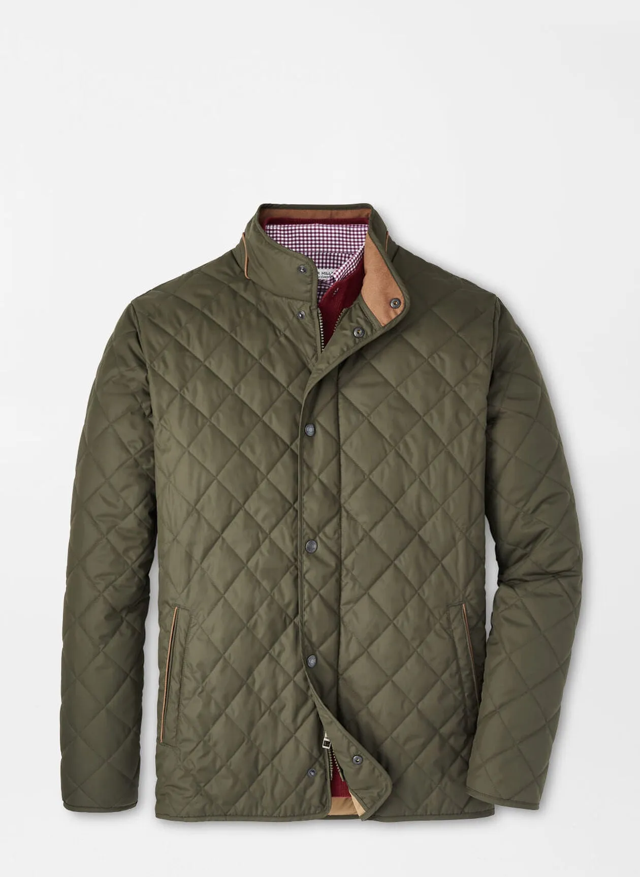 Peter Millar Suffolk Coat-Dark Olive