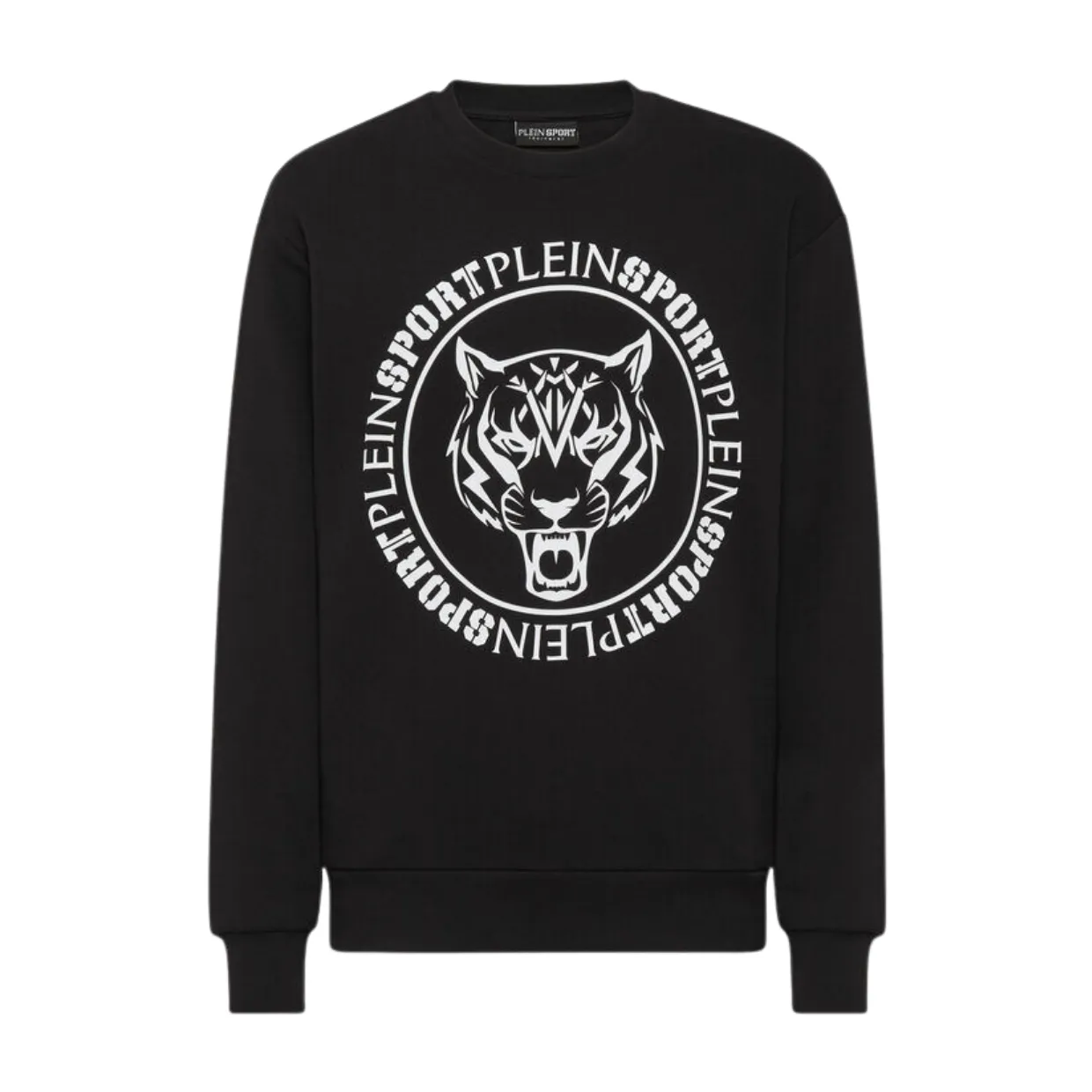 Plein Sport Black Tiger Emblem Sweater