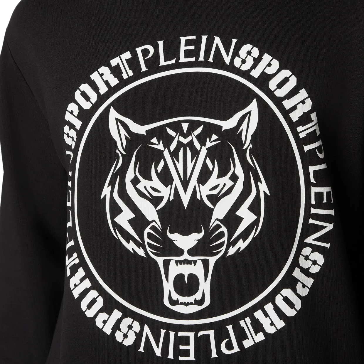 Plein Sport Black Tiger Emblem Sweater