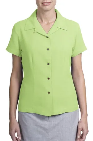 Port Authority Signature - Ladies Silk Blend Camp Shirt.  L533