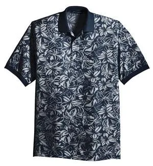 Port Authority Silk Touch Hibiscus Print Sport Shirt.  K503