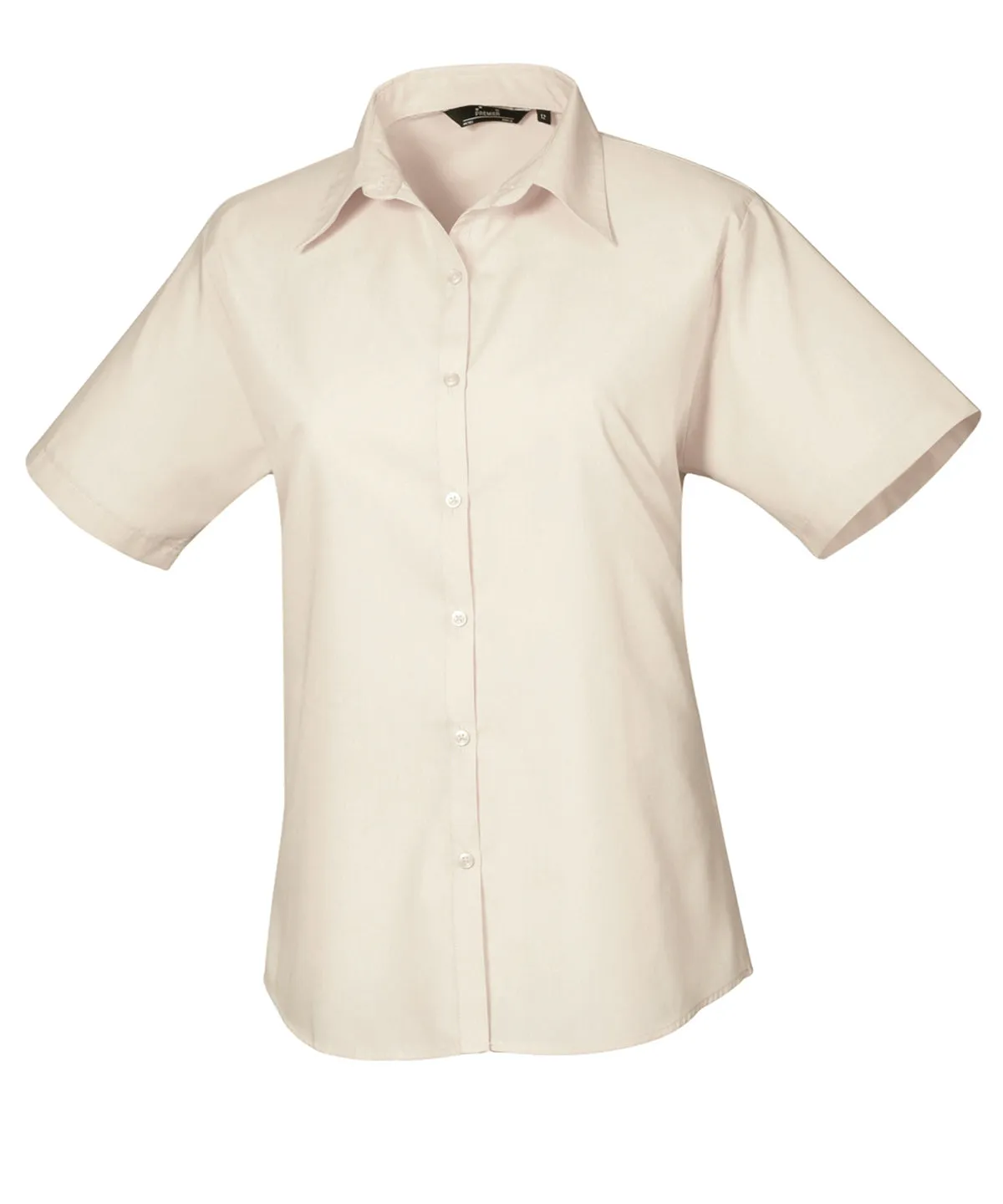 PR302 - Women's Short Sleeve Poplin Blouse