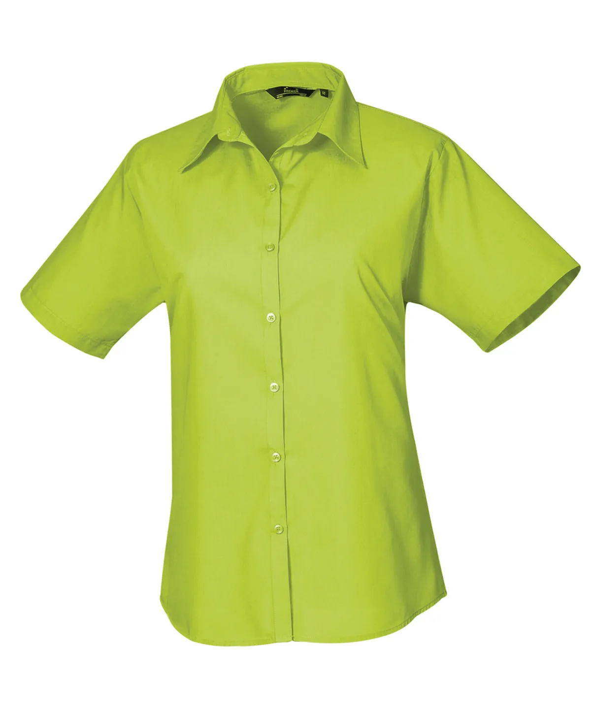 PR302 - Women's Short Sleeve Poplin Blouse