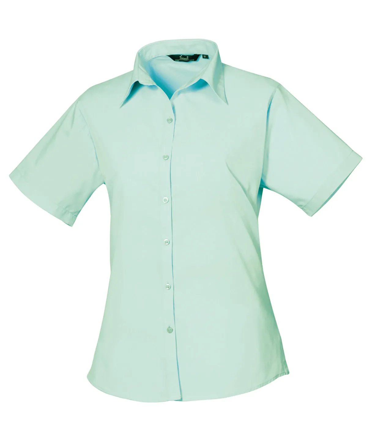 PR302 - Women's Short Sleeve Poplin Blouse