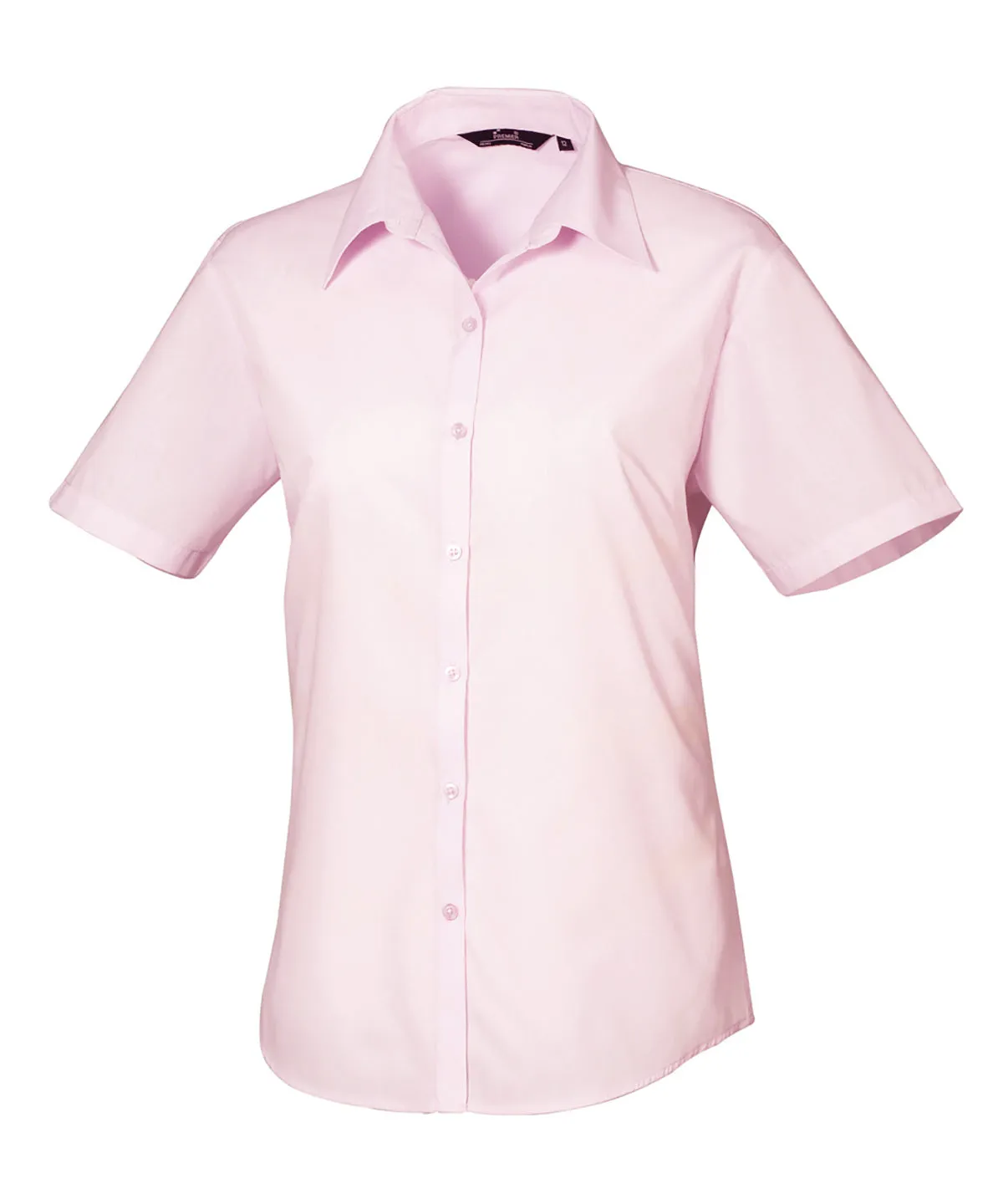 PR302 - Women's Short Sleeve Poplin Blouse