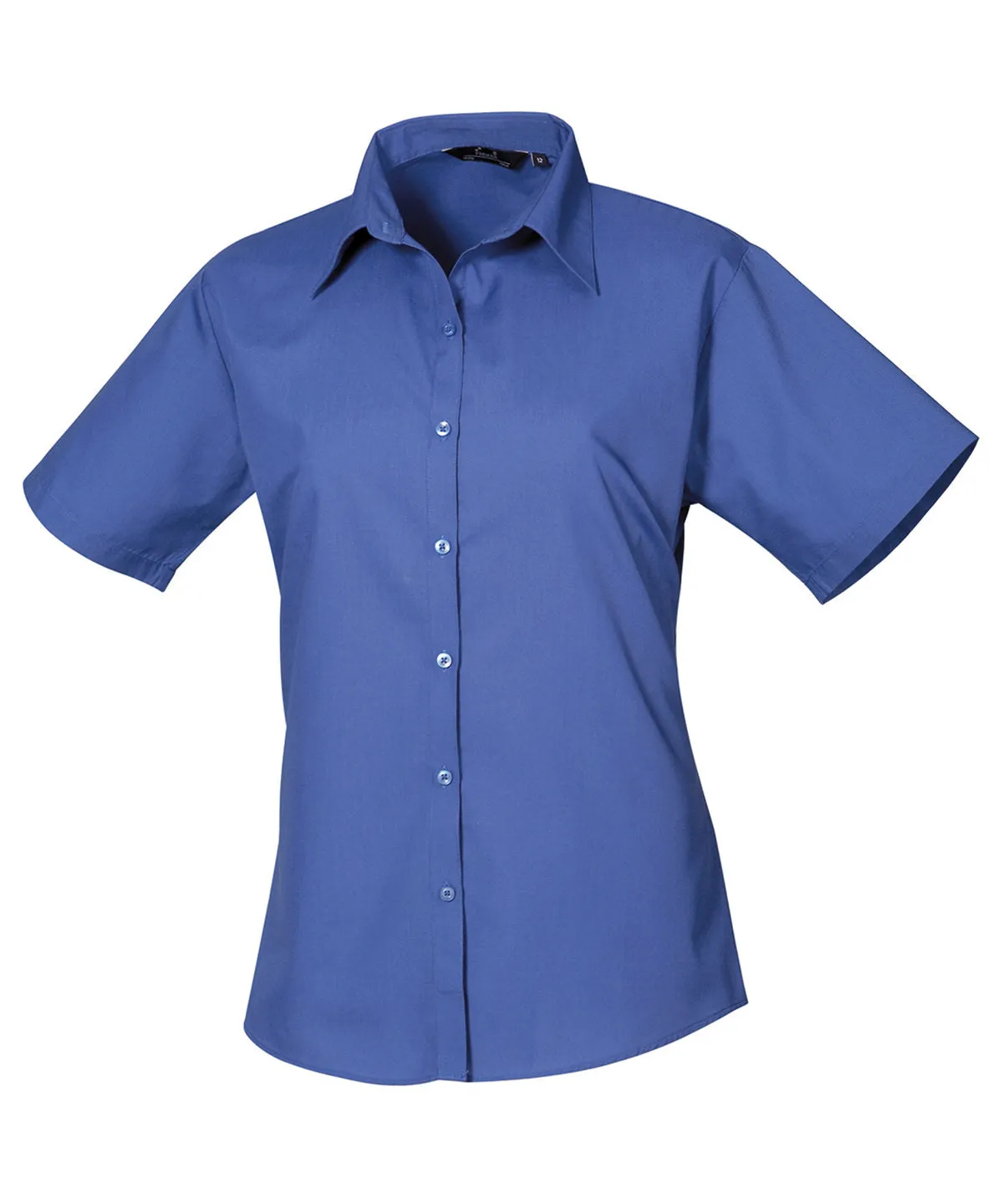 PR302 - Women's Short Sleeve Poplin Blouse