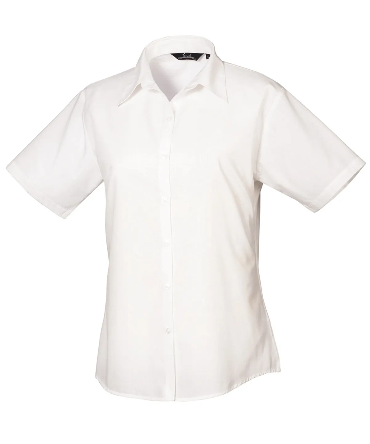 PR302 - Women's Short Sleeve Poplin Blouse