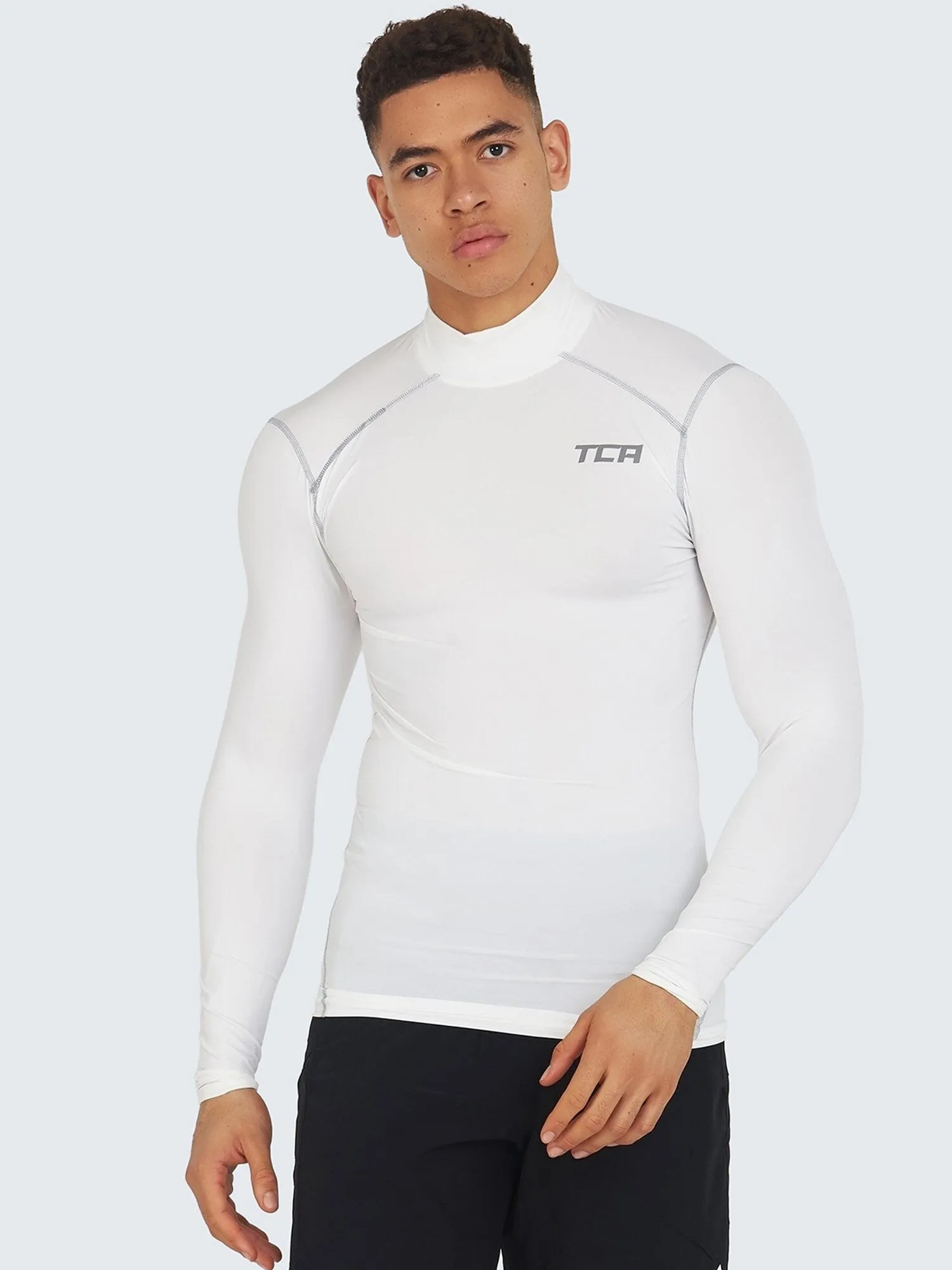 Pro Performance Compression Base Layer Long Sleeve Mock Neck For Men