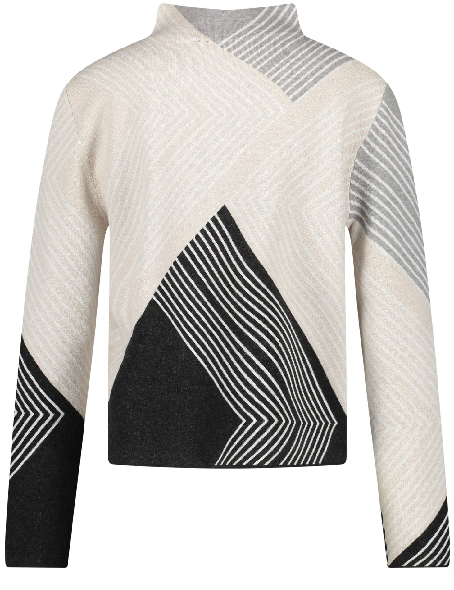 Pullover with a Graphic Pattern