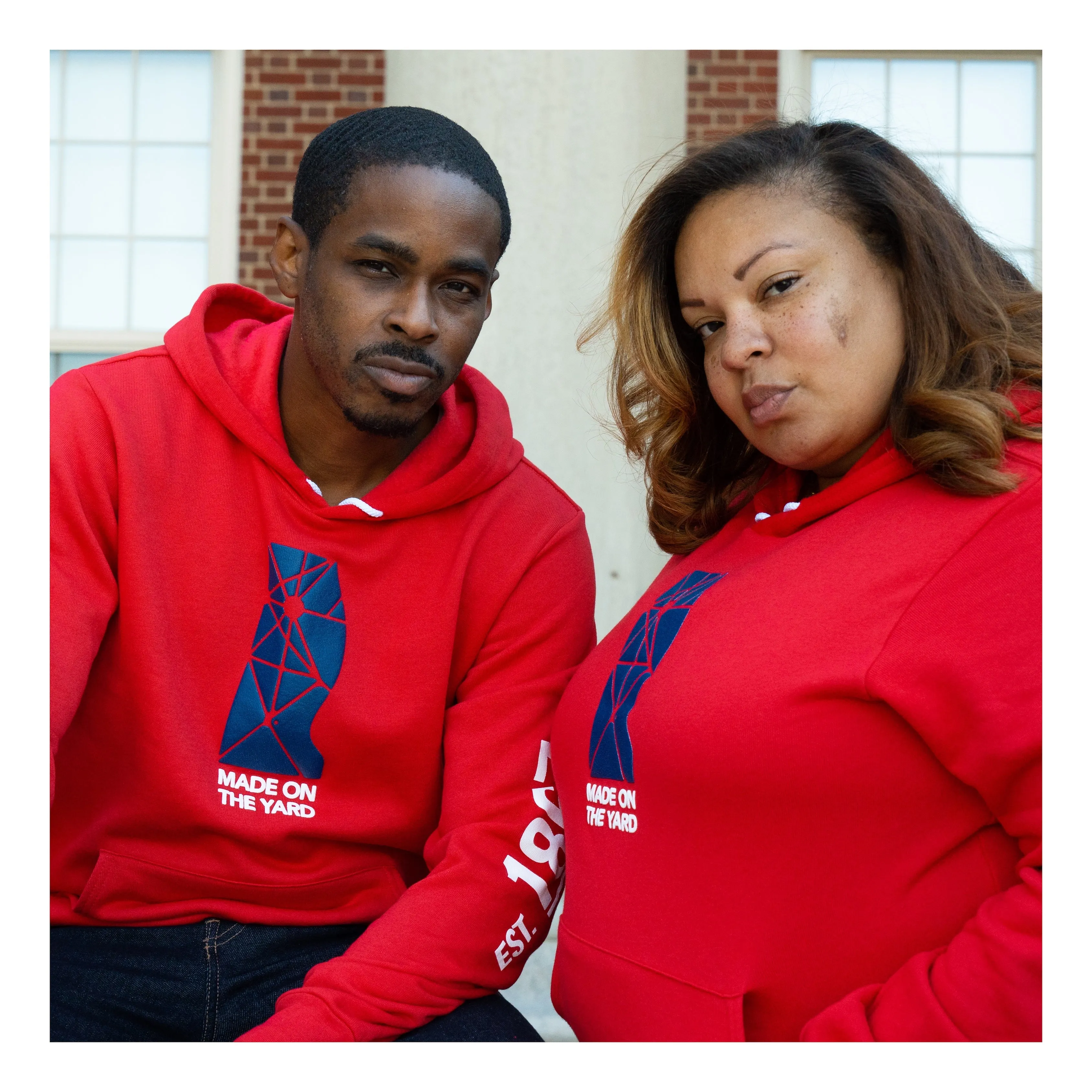 "Made On The Yard" - Homecoming Red #MOTY1867 - Hoodie