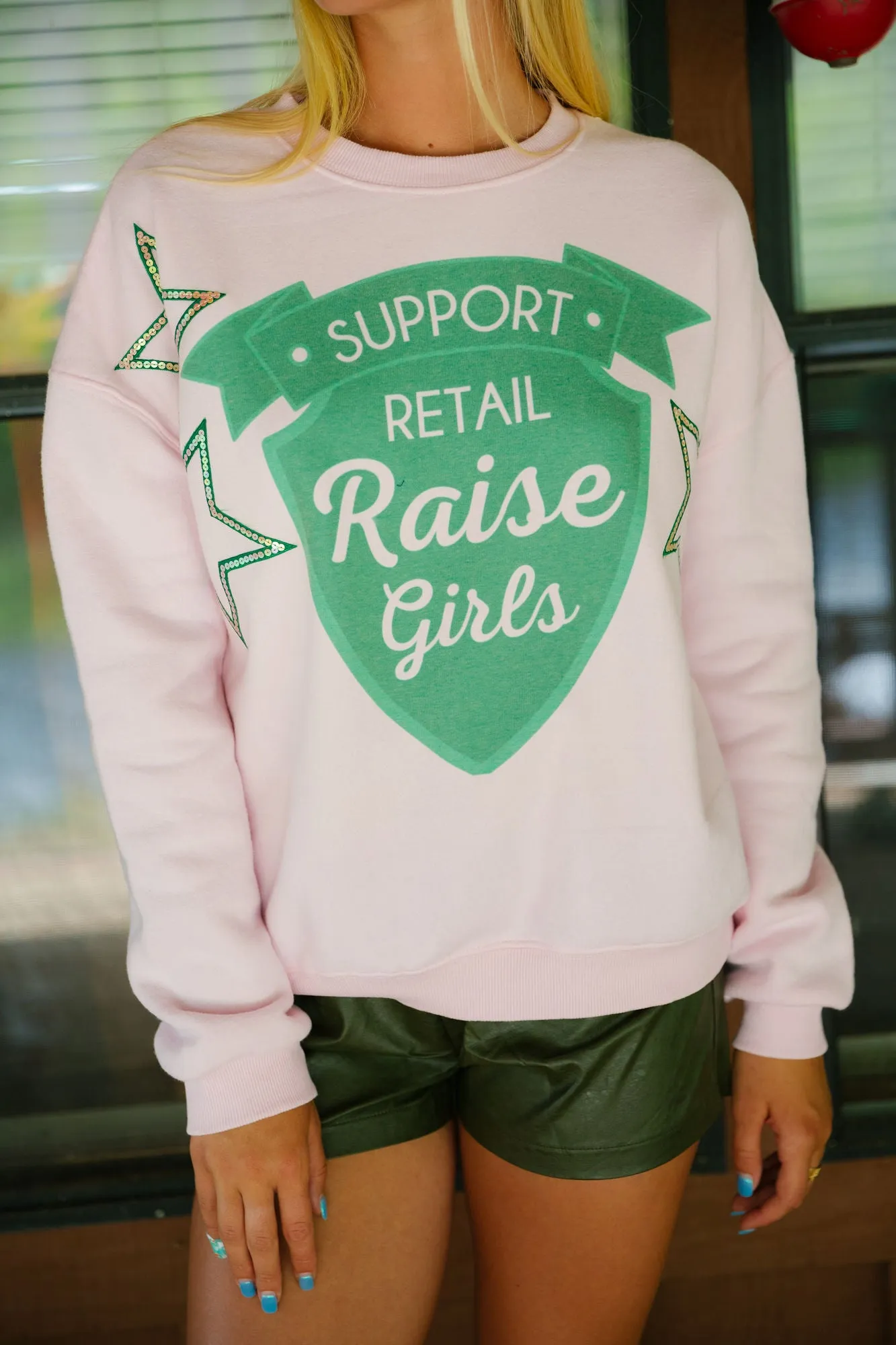 RAISE GIRLS PINK PULLOVER