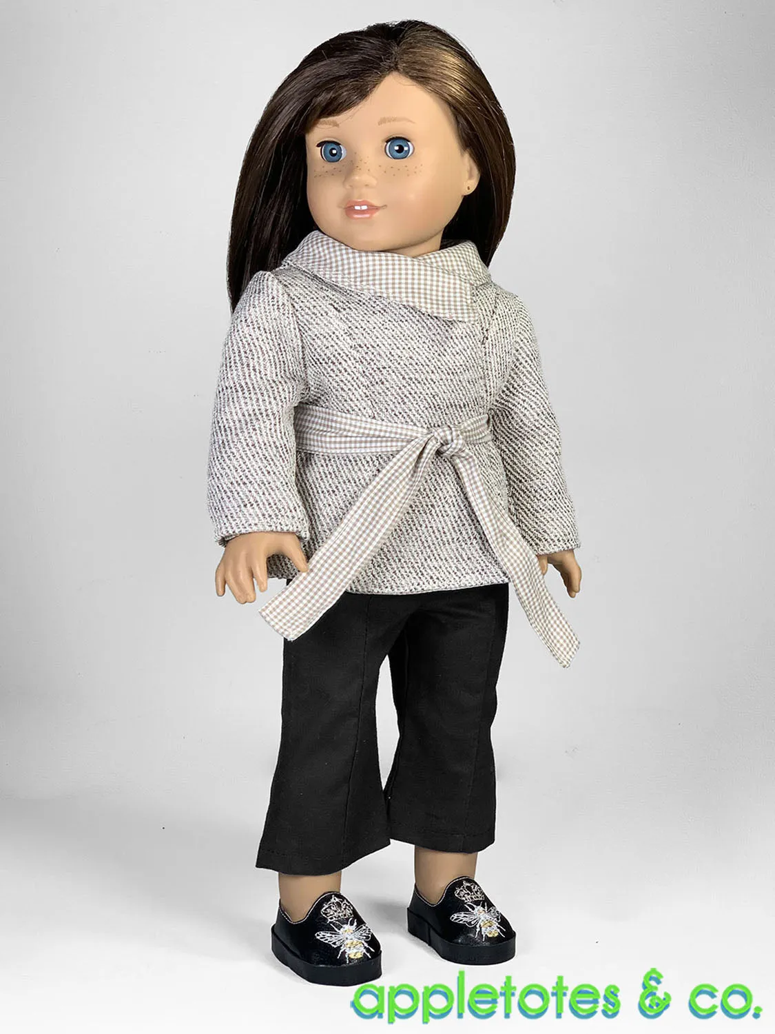 Reversible Farrah Coat 18 Inch Doll Sewing Pattern