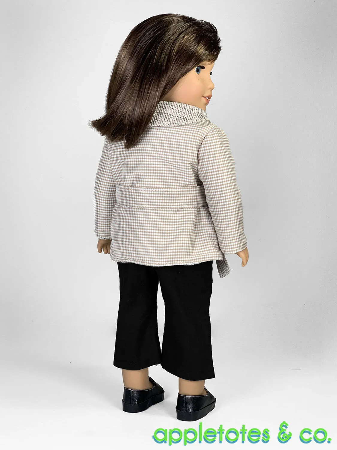 Reversible Farrah Coat 18 Inch Doll Sewing Pattern