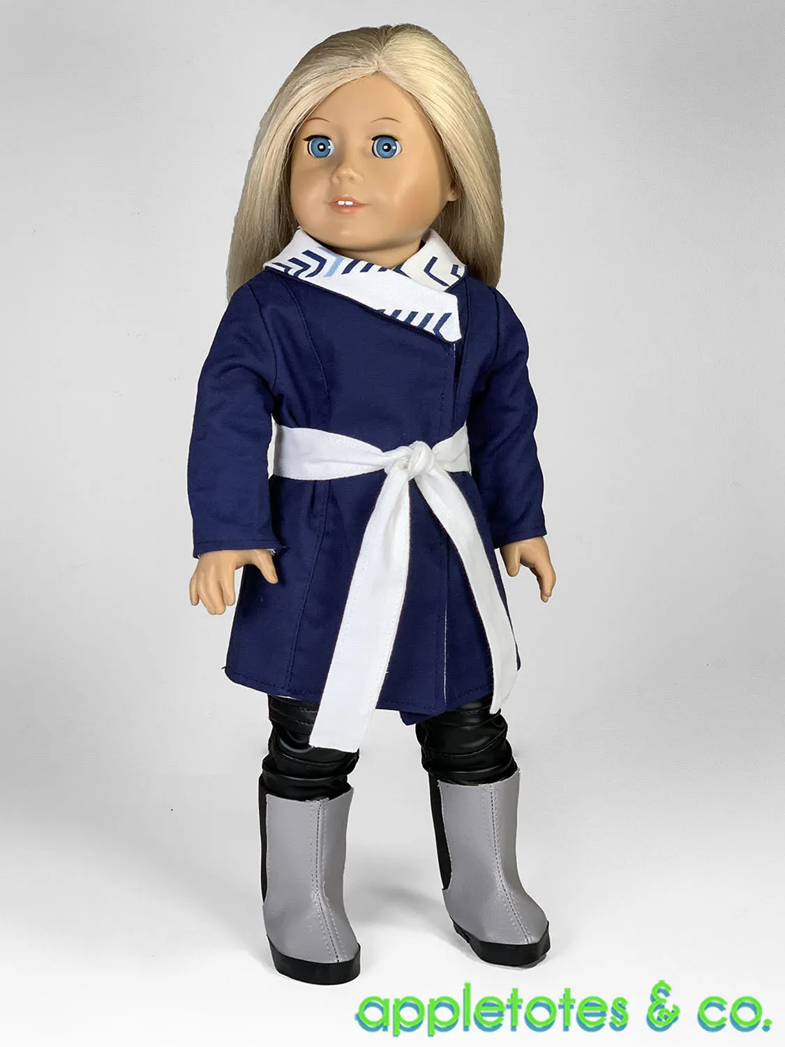 Reversible Farrah Coat 18 Inch Doll Sewing Pattern