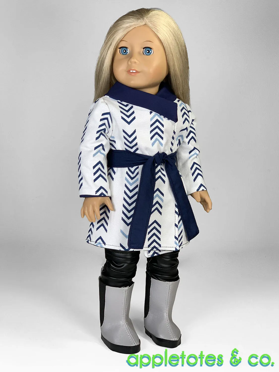 Reversible Farrah Coat 18 Inch Doll Sewing Pattern