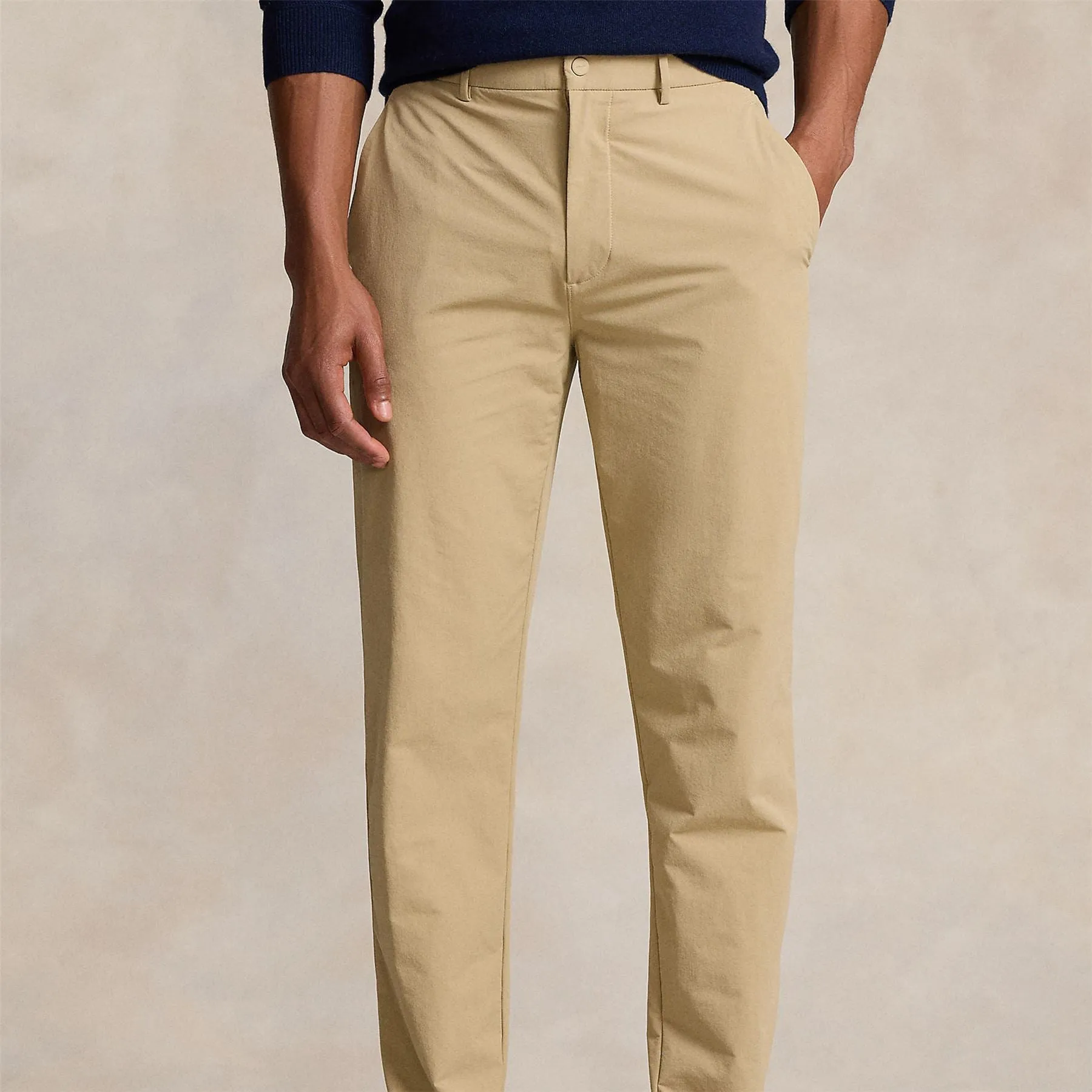 RLX Matte Stretch Nylon Pants Classic Khaki - 2024