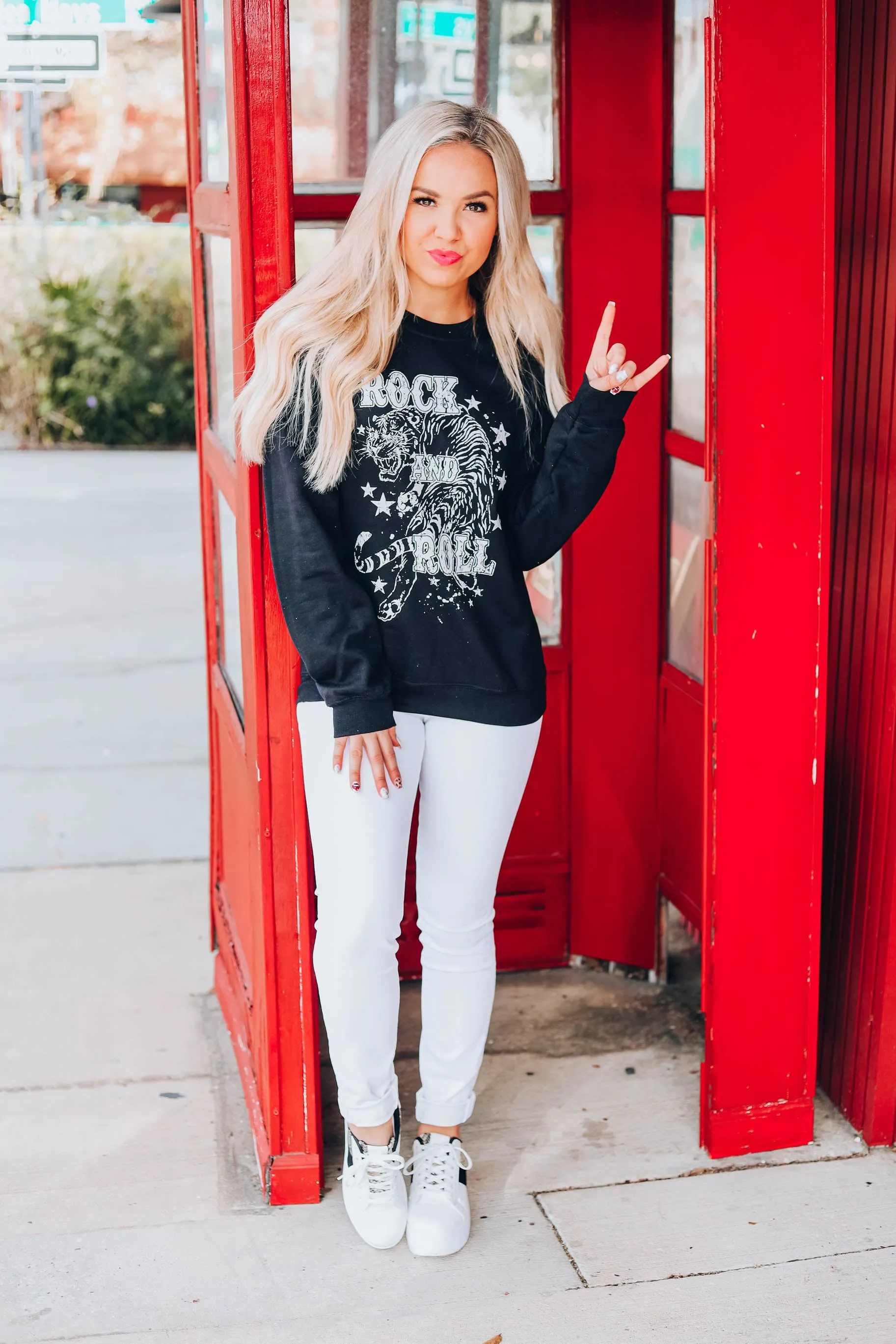 Rock And Roll Pullover - Black