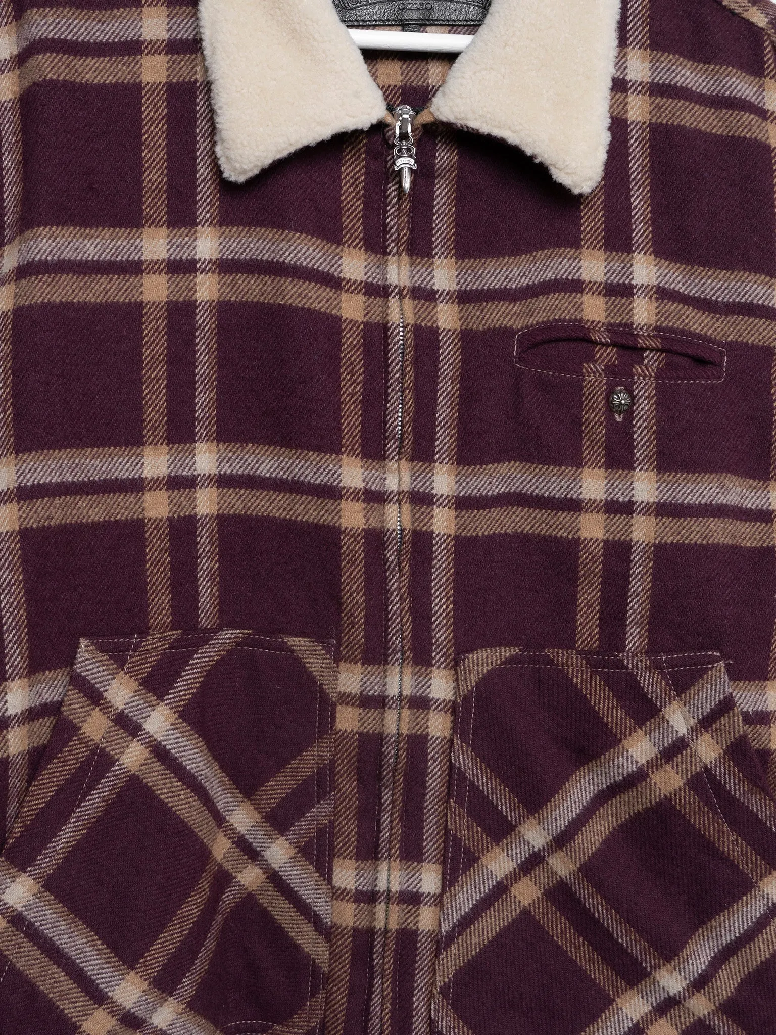 Shearling Flannel Jacket