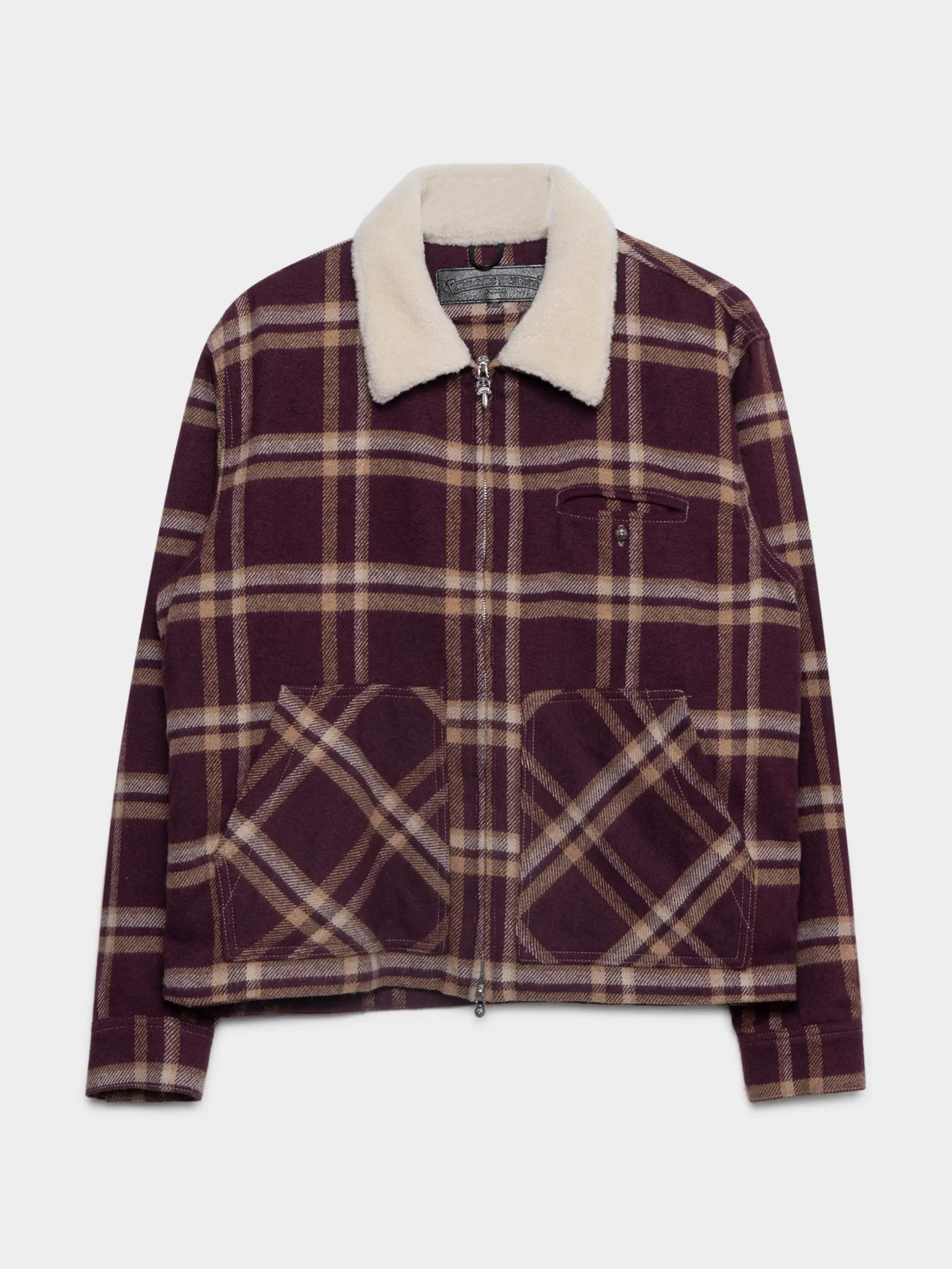 Shearling Flannel Jacket