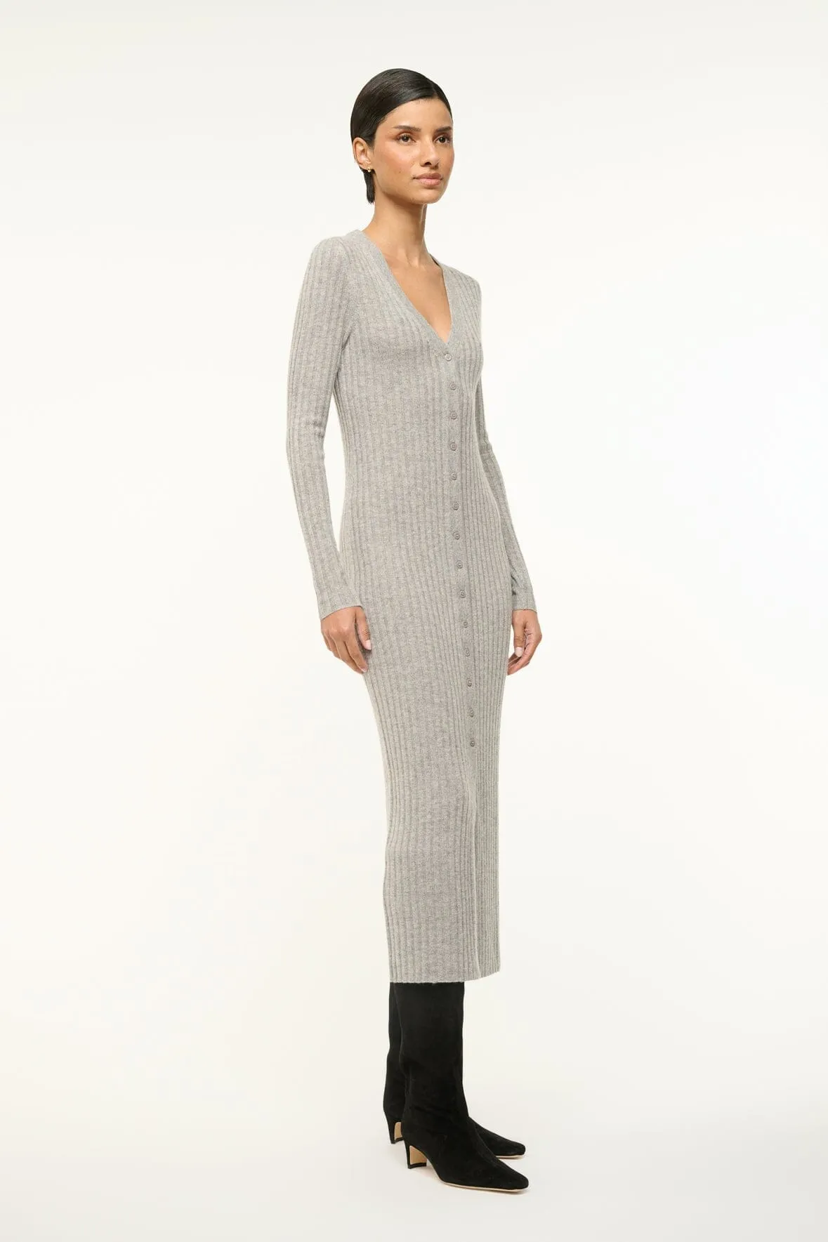 SHOKO CASHMERE SWEATER | HEATHER GREY