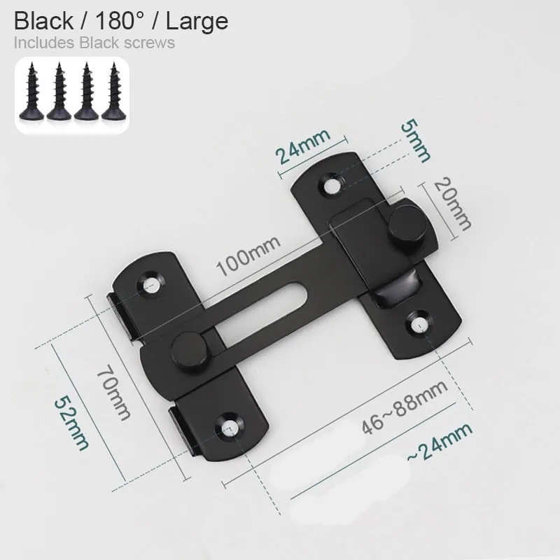 Sliding Simple Cabinet Closet Lock