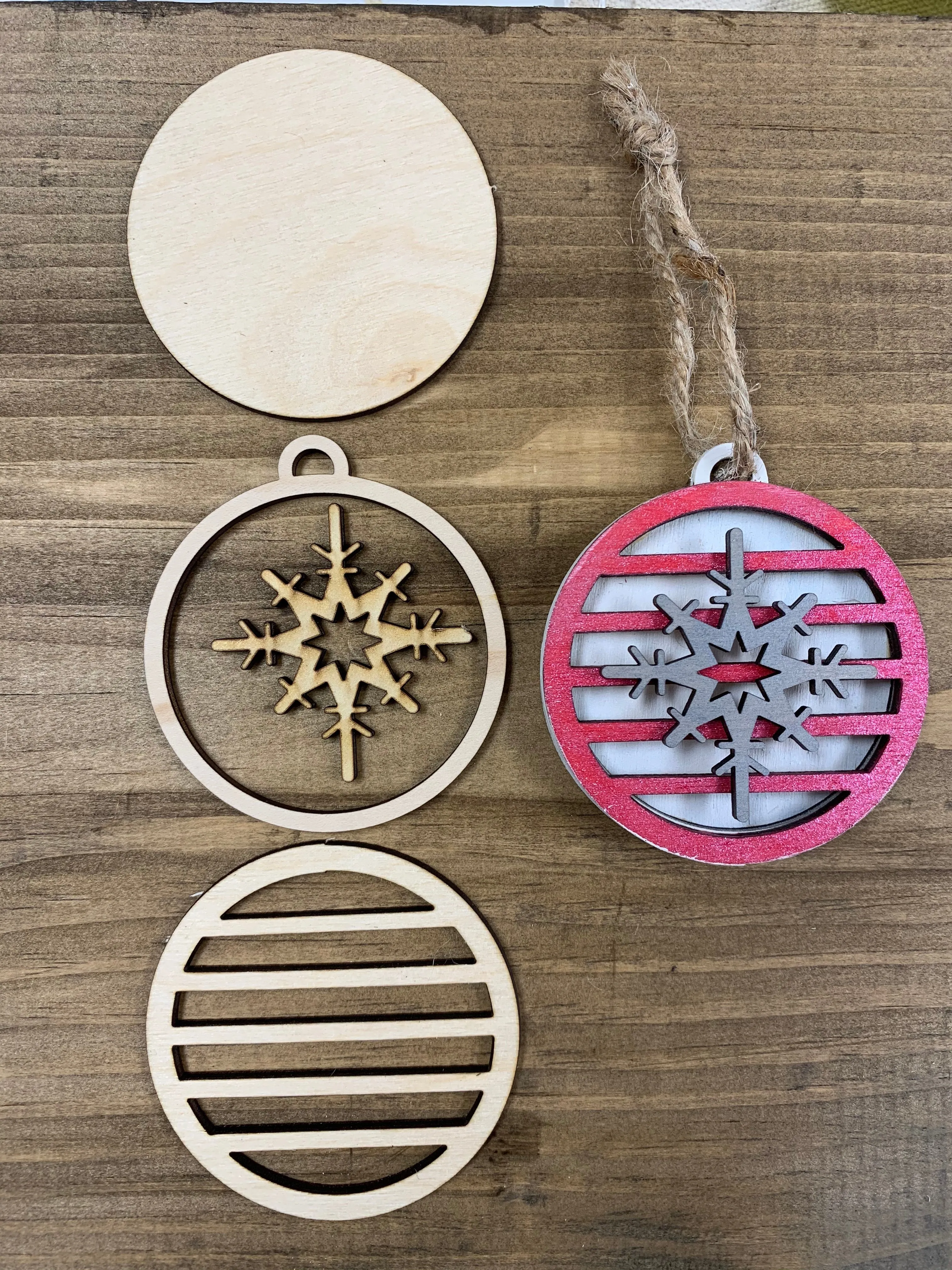 Snowflake Ornament Cut File, GLOWFORGE, LASER