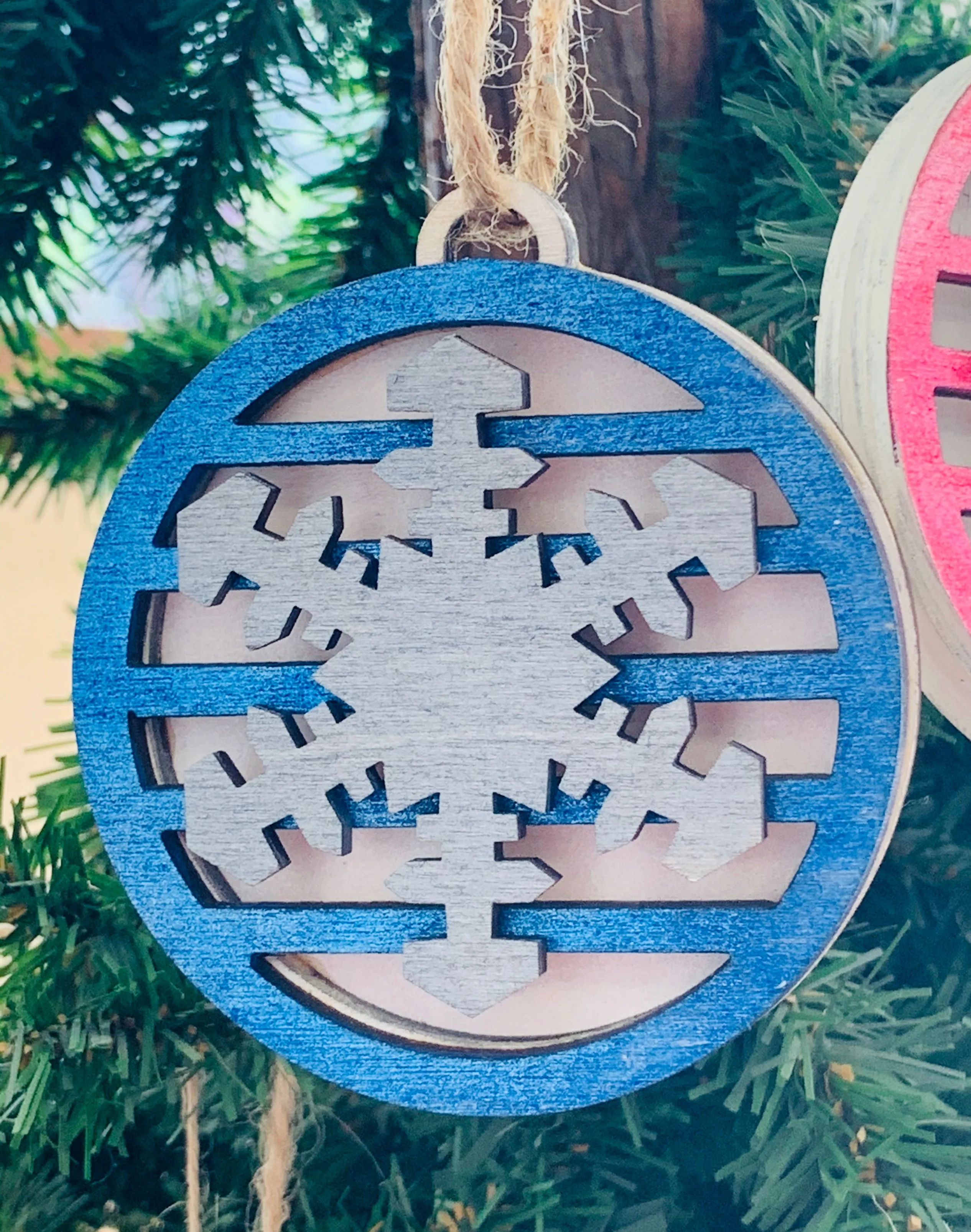 Snowflake Ornament Cut File, GLOWFORGE, LASER