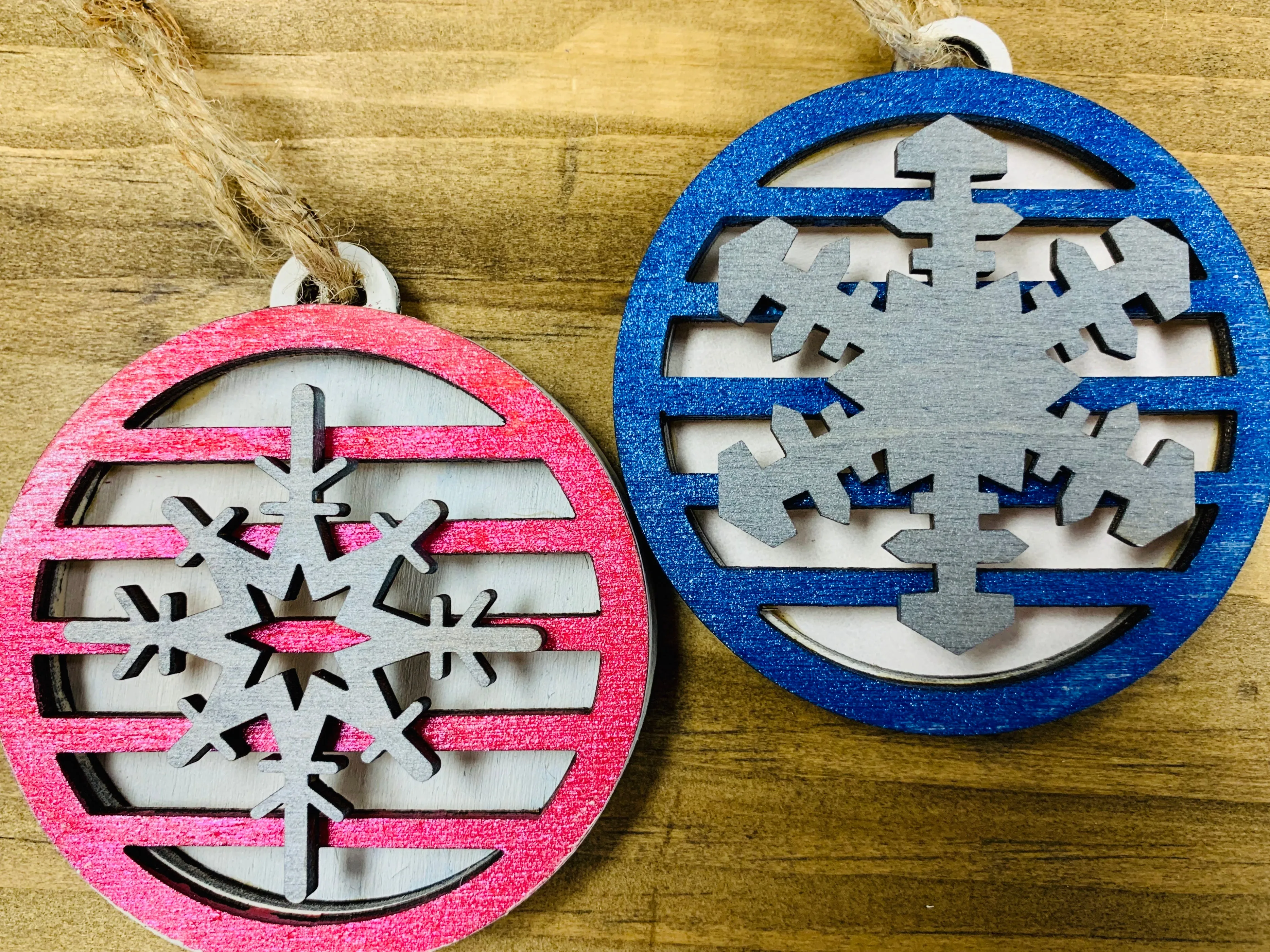 Snowflake Ornament Cut File, GLOWFORGE, LASER