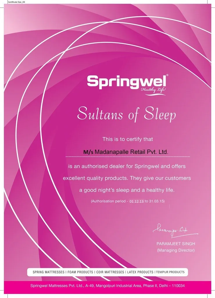 Springwel Mattress PU Foam Ultra Bond