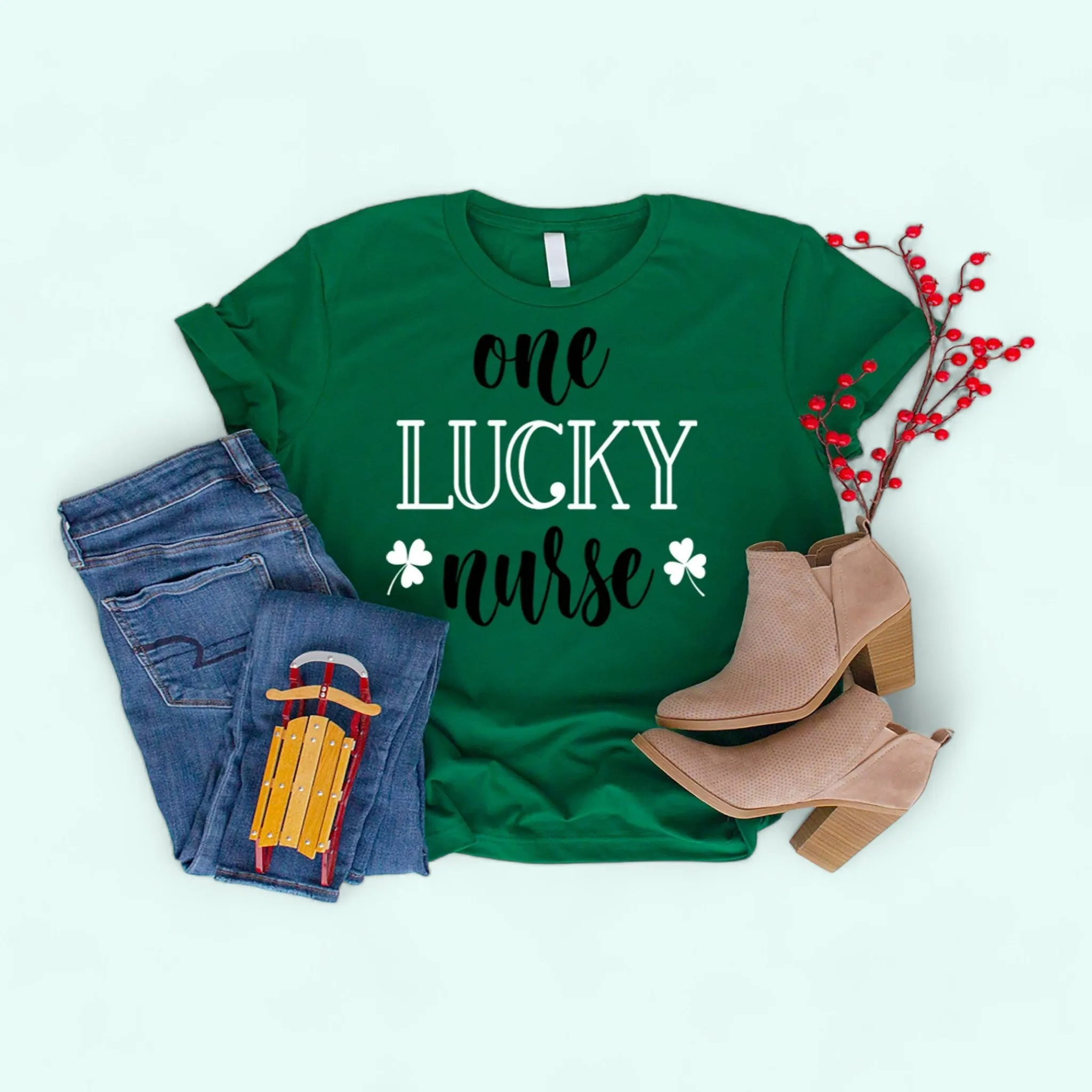 St Patricks day nurse shirt | Lucky Nurse shirt | Irish shirt | St Patrick's day tshirt | Nurse shirt