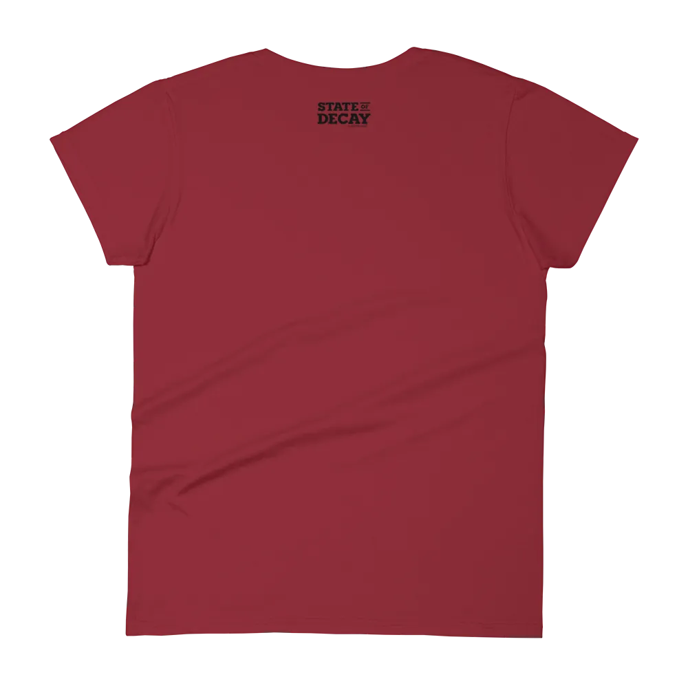 State of Decay Emblem Women's Relaxed Red T-Shirt