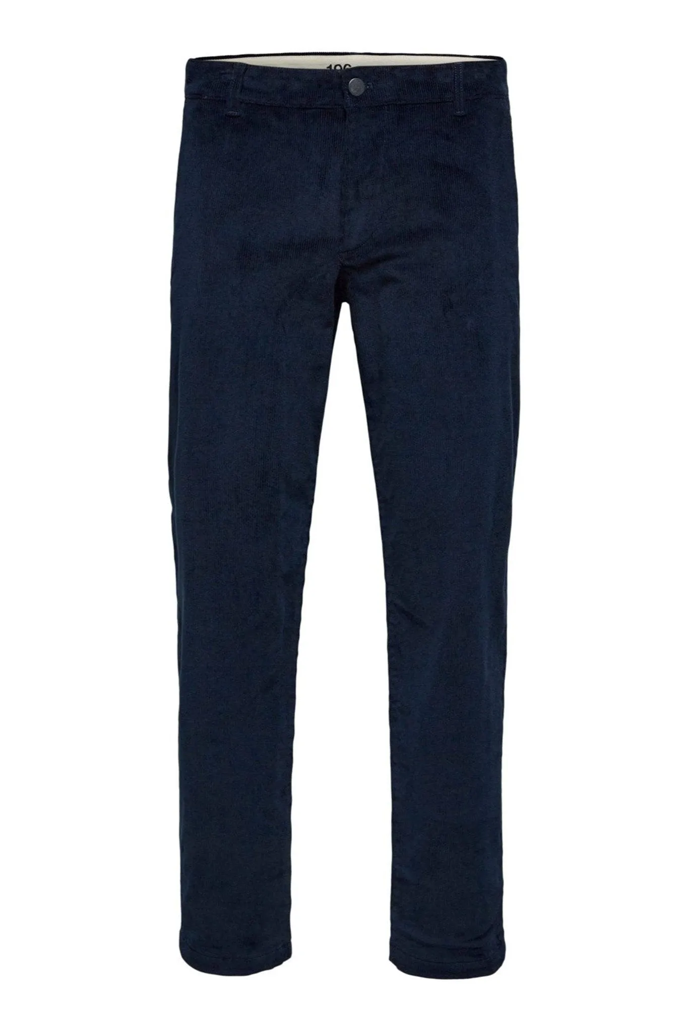 Straight Stroke Cord Trousers - Dark Sapphire