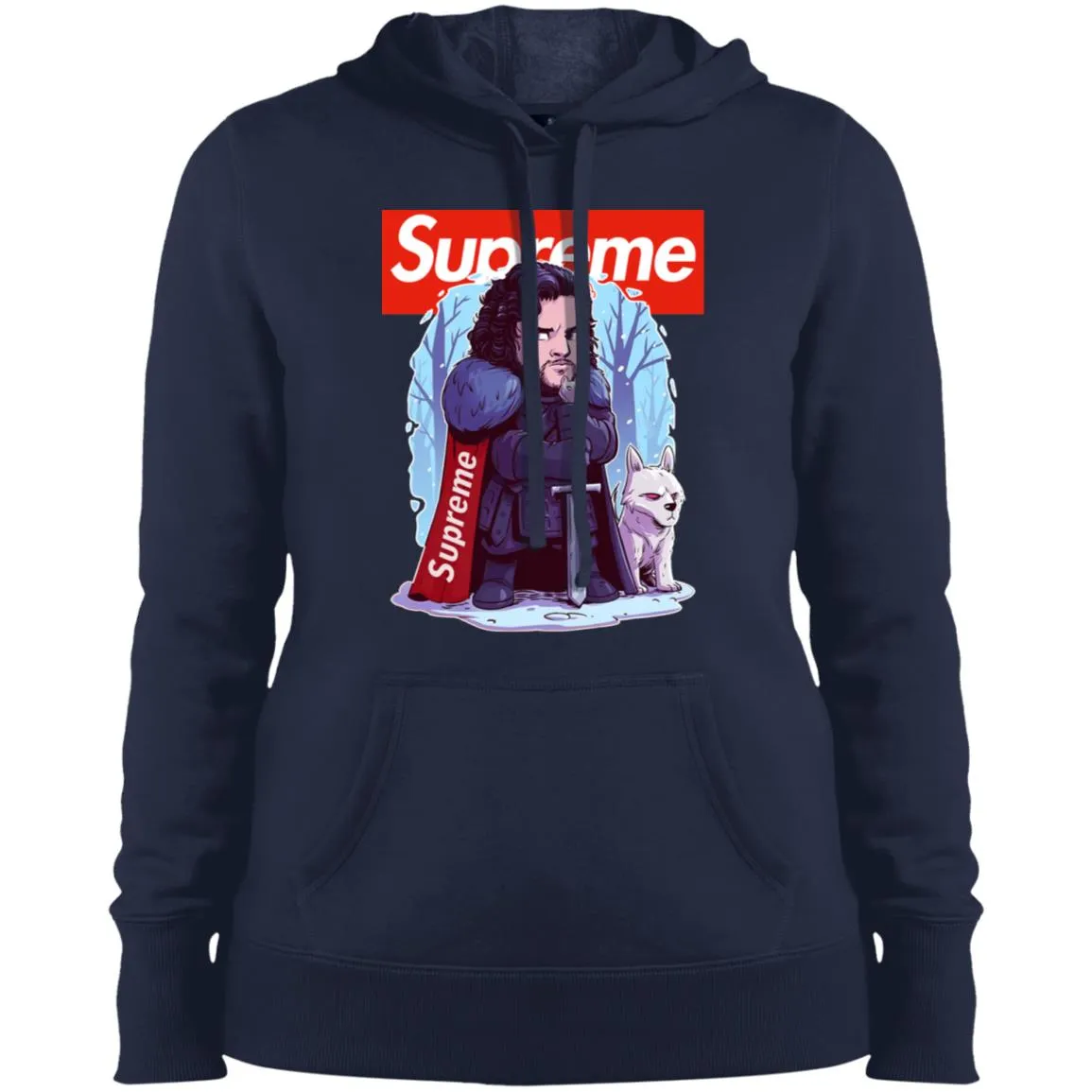 Supreme Game Of Thrones T-shirt Women Hooded Sweatshirt