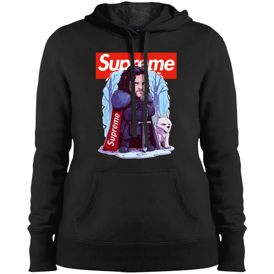 Supreme Game Of Thrones T-shirt Women Hooded Sweatshirt